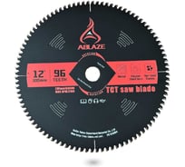 Диск для резки цветных металлов, алюминия, меди, пластмасс, латуни и стекловолокна TEBON ABLAZE TNF1200T96