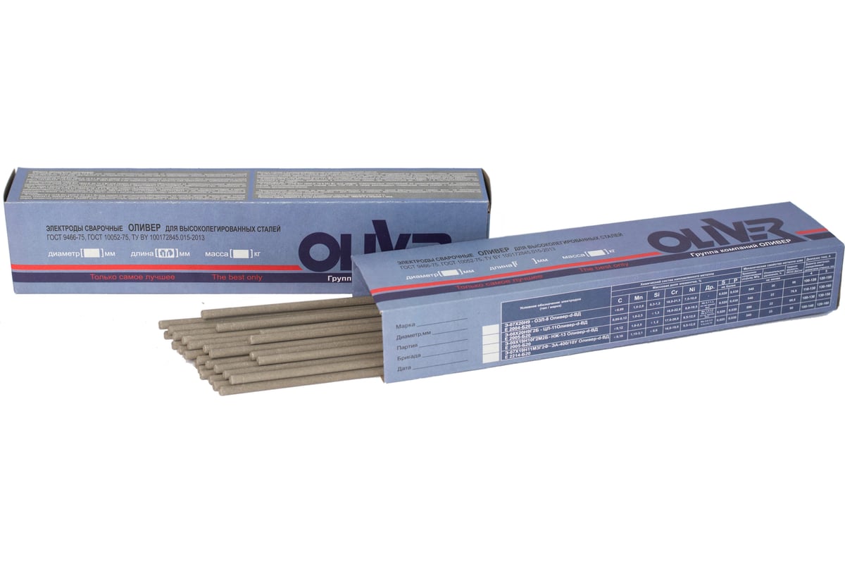 Электроды сварочные ОЗЛ-8 3 мм, 3 кг Oliver О030 - выгодная цена ...
