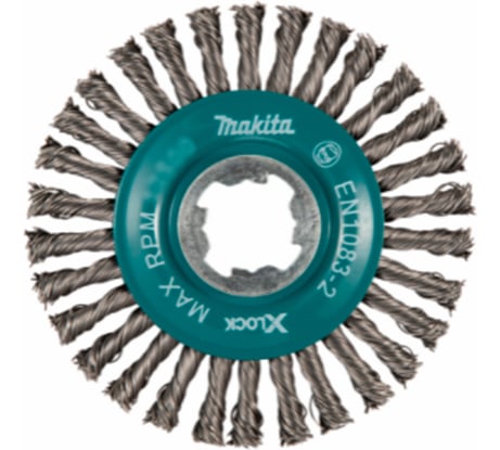 Щетка проволочная дисковая (115 мм; 0.5 мм; X-lock; тонкие пучки) Makita D-73411