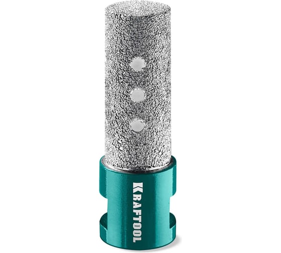 Вакуумная алмазная фреза пальчиковая Kraftool VS DIAMOND d 20 мм (М14; 50 мм) 29810-20 1