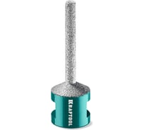 Вакуумная алмазная фреза пальчиковая с конусом Kraftool VS DIAMOND d 6 мм (М14; 50 мм) 29811-06