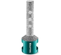 Вакуумная алмазная фреза пальчиковая с конусом Kraftool VS DIAMOND d 10 мм (М14; 50 мм) 29811-10