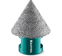 Вакуумная алмазная фреза конусная Kraftool VS DIAMOND d 2-38 мм, М14 29812-02-38