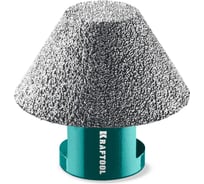 Вакуумная алмазная фреза конусная Kraftool VS DIAMOND d 20-48 мм, М14 29812-20-48