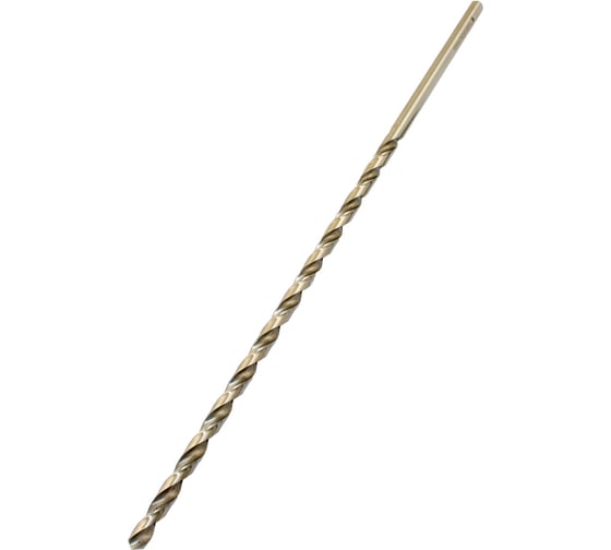 Сверло по металлу TLX 9.0х280х410 ц/х Р6АМ5 сверхдлинное с вышлифованным профилем 50034 1