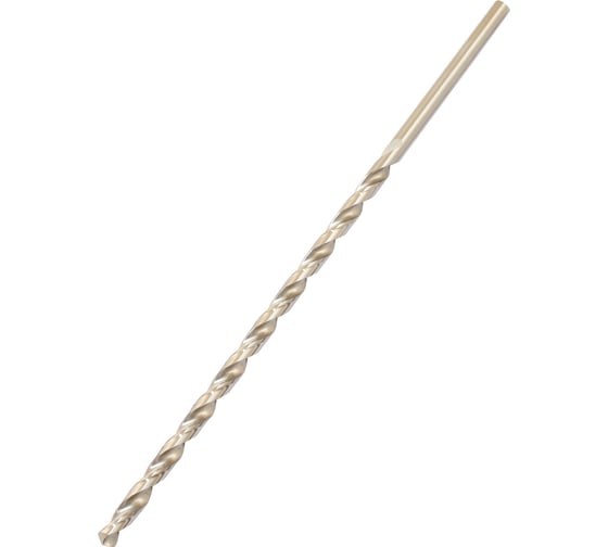 Сверло по металлу TLX 5.3х135х195 ц/х Р6АМ5 длинное с вышлифованным профилем 76265 1