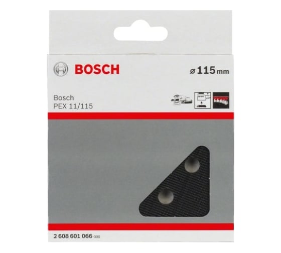 Тарелка шлифовальная мягкая PEX (115 мм; 8 отверстий) Bosch 2608601066
