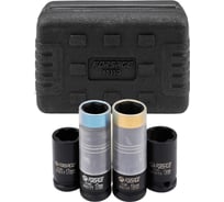 Головки набор Forsage 4 предмета (17, 19мм (6гр.), 17, 19мм (сорв.гр.) F-4035D(65878)