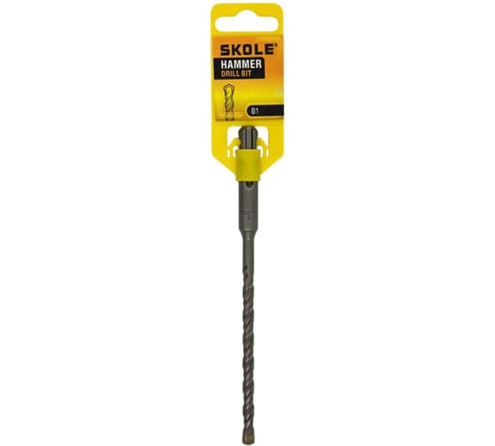 Бур по бетону SKOLE (B1) 10х160 мм, SDS plus, 2 резца (50 шт/уп) B1 100160 1