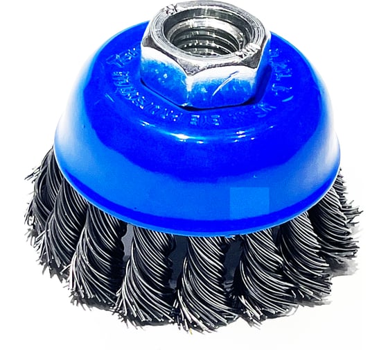 Щетка чашка Tsunami 100 мм, M14, проволока крученая стальная T61101000102012