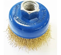 Щетка чашка Tsunami 65 мм, M14, проволока витая латунированная T61100650102022