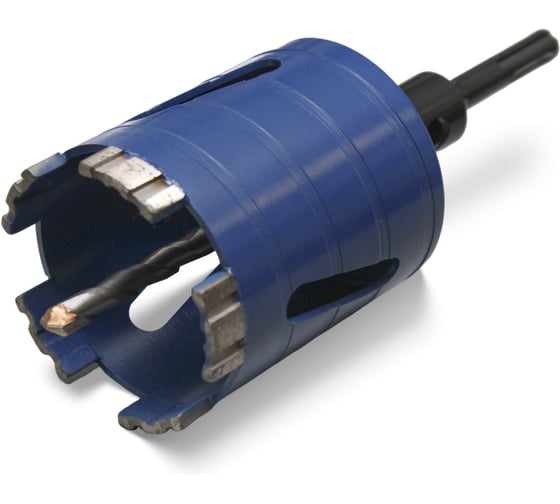 Коронка алмазная TOPALMAZ Turbo по бетону 68мм для подрозетников со сверлом, 1 шт 00-00008639 1