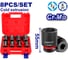 Набор ударных насадок EMTOP 8 шт.: 26-38 мм, 3/4"DR EMSSD34081 2