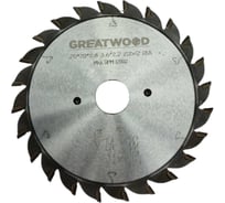 Пила дисковая GREATWOOD DIA подрезная 120x22x2.8-3.6/2.2 z12+12 RZ TL31922