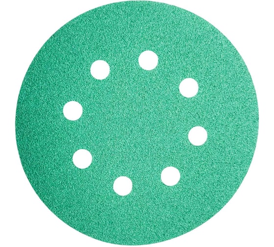 Диск самозацепляющийся пленочный Tsunami 125 мм, P80, с отверстиями DA61B0001250080 1