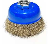 Щетка чашка Tsunami 75 мм, M14, проволока витая латунированная T61100750102022
