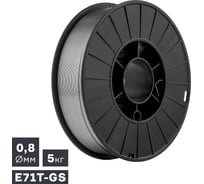 Проволока сварочная ПТК MIG, порошковая самозащитная E71T-GS, 0.8 мм, 5.0 кг СК-00043920