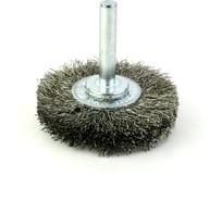 Щетка дисковая Eurobrush 50х10 c хв-м 6х30, ворс гофр нерж сталь 0.20, до 20000 об/мин (13-109) EB-D50SS21