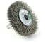 Щетка дисковая Eurobrush 50х10 c хв-м 6х30, ворс гофр нерж сталь 0.20, до 20000 об/мин (13-109) EB-D50SS21 3
