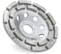 Алмазная чашка 2-рядная Diamond Industrial 125 х 5 х 22,23 мм Segmented Concrete DILITE DIDCH125SDL 1