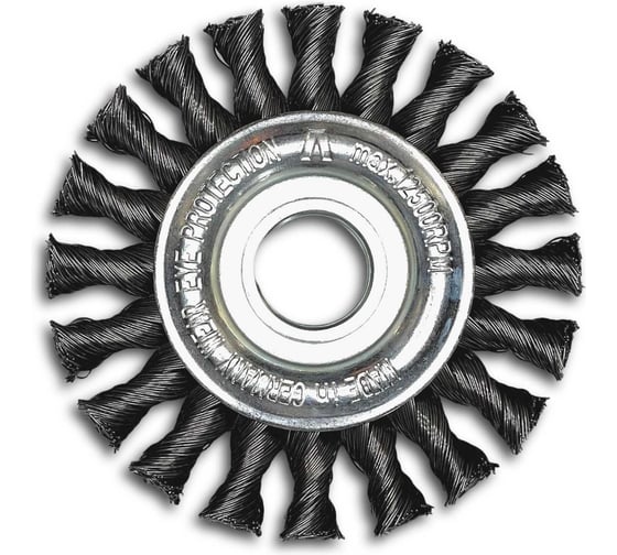 Щетка дисковая жгутовая Lessmann 115х14х22.2 0.5мм 472211OV 1