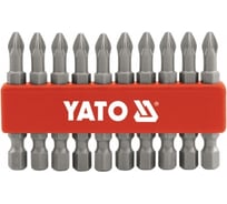 Бита крестовая PН3, 1/4, 50 мм, 10 шт YATO YT-0479