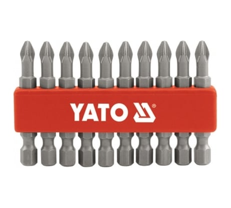 Бита крестовая PН3, 1/4, 50 мм, 10 шт YATO YT-0479