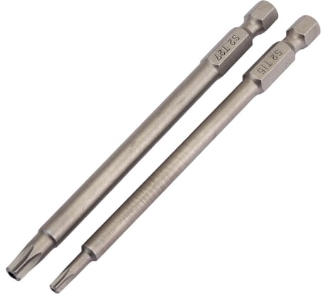 Бита TORX SECURITY Т15, Т27, 100 мм, 2 шт YATO YT-0491 36140491 092 1