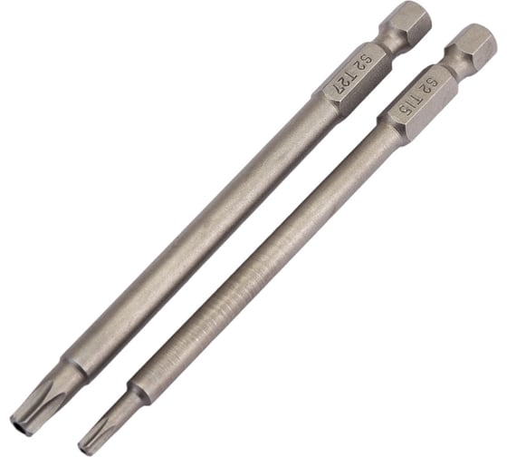 Бита TORX SECURITY Т15, Т27, 100 мм, 2 шт YATO YT-0491