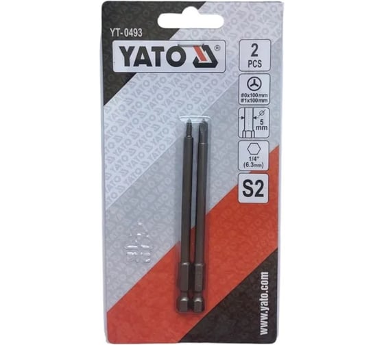 Бита TRI-WING 0х100 мм YATO YT-0493