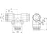 Фитинг Т-обр. пластик 6мм PUT06 PUT 06N CDC Pneumatics 2