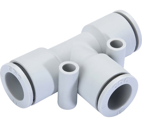 Фитинг Т-образный пластиковый 8 мм CDC Pneumatics MPUT 08N 1