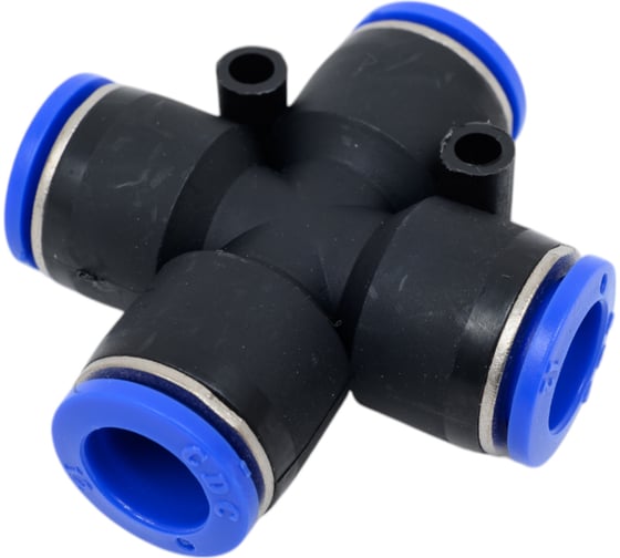 Фитинг крестообразный пластиковый 12 мм CDC Pneumatics PZA 12