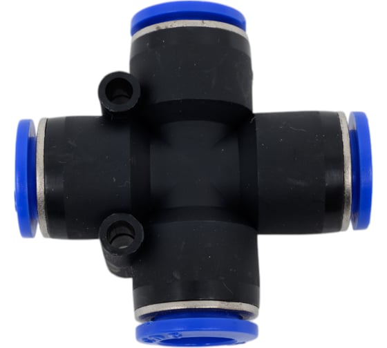 Фитинг крестообразный пластиковый 12 мм CDC Pneumatics PZA 12