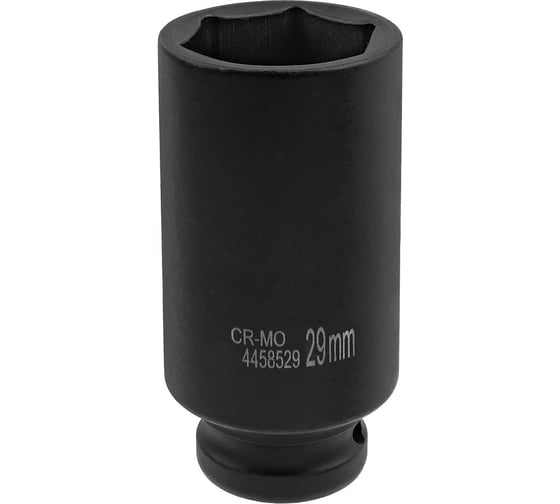 Головка ударная глубокая 6-гранная Forcekraft 29 мм, 1/2DR FK-4458529(27044) 1