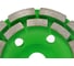 Алмазный шлифовальный круг Diamaster АШК 2-рядный GreenLux 125х22.2 мм, спекание/бетон 000.630.0066 5