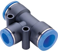 Фитинг Т-образный пластиковый 6 мм на 4 мм CDC Pneumatics PGT 0604N