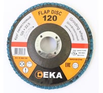 Круг лепестковый шлифовальный EKA D=125мм, P=120, 5 шт Inox 51 464 1205