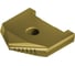 Сверло перовое (пластина) 122 Р6М5 по металлу TiN 2000-1275 ГОСТ 25526-82 Beltools ri.157.318 1