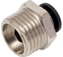 Фитинг прямой трубки ПВХ PC (10 шт; M16х1.5 - 6 мм) Дали-Авто DA-00617