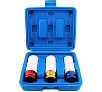 Набор глубоких тонкостенных ударных головок MWPRO с пластиковыми насадками 3 предмета (17, 19, 21) 1/2" 824-1303