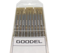 Электроды вольфрамовые GOODEL WL-15 3.2х175 (10 шт) золотые WL1532175
