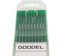 Электроды вольфрамовые GOODEL WP 1.6х175 (10 шт) зеленые WP16175