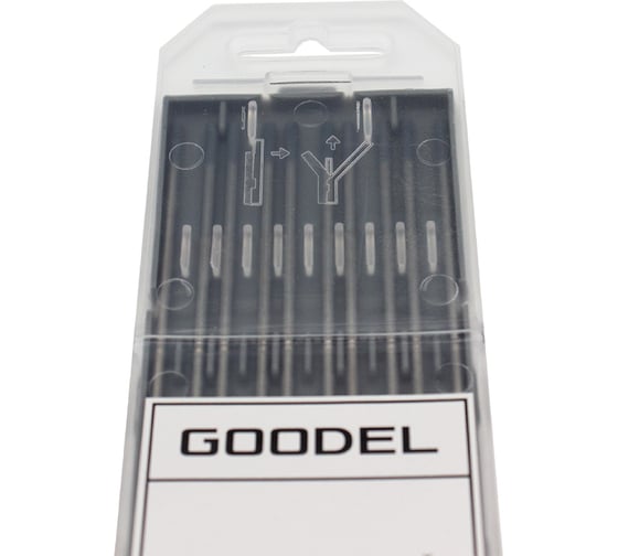 Электроды вольфрамовые GOODEL WС-20 1.6х175 (10 шт) серые WC2016175 1