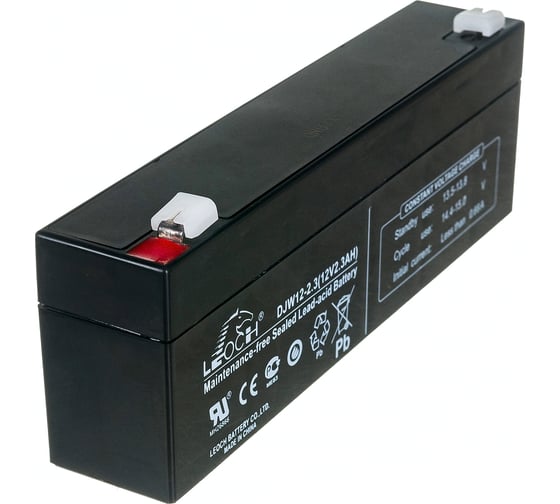 Аккумулятор для ИБП Leoch DJW12-2.3 12В, 2.3 Ач УТ-00001276