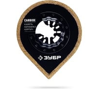 Полотно дисковое угловое с твердосплавной крошкой ЗУБР CARBIDE ВК8 Р60, 70x1.8 мм керамика, кирпич, пенобетон 15579-70