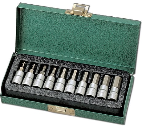 Набор торцевых насадок HEX 1/4" HONITON, 10 предметов SB-2010HX В0000000190635