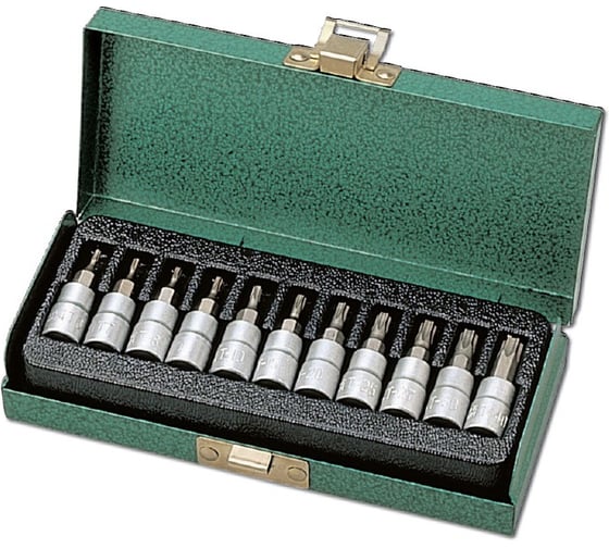 Набор торцевых насадок HONITON SB-2011TR TORX 1/4, 11 предметов В0000000190636 1