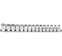 Набор головок дюймовых 12-гранных (14 шт; 1/2") KAMASA TOOLS K 24906