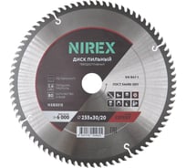 Диск пильный Expert NIREX 255x30/20x80 по ламинату NSB5015